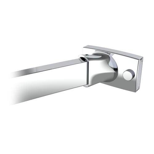 WINGITS® CONTOUR RECTANGULAR Catalog Boxed 5' x 6" Bow Curved Shower Rod, Polished Finish